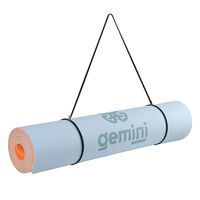 Килимок для фітнесу та йоги Gemini Sport TPE+TC 6мм GE-60029