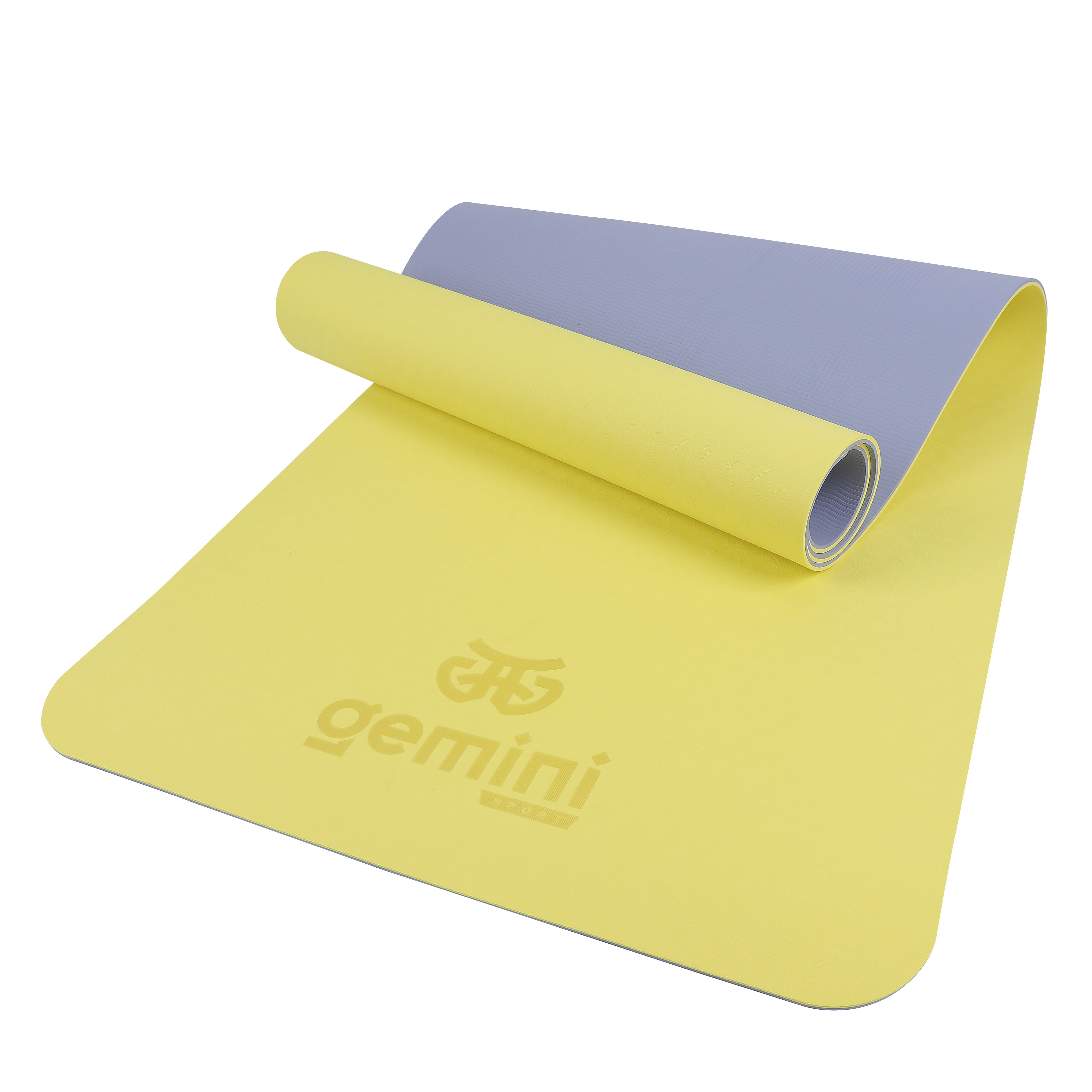 Килимок для фітнесу та йоги Gemini Sport TPE+TC 6мм GE-60028