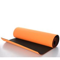 Килимок для фітнесу та йоги TPE+TC 6 мм Gemini TPE-6ORB