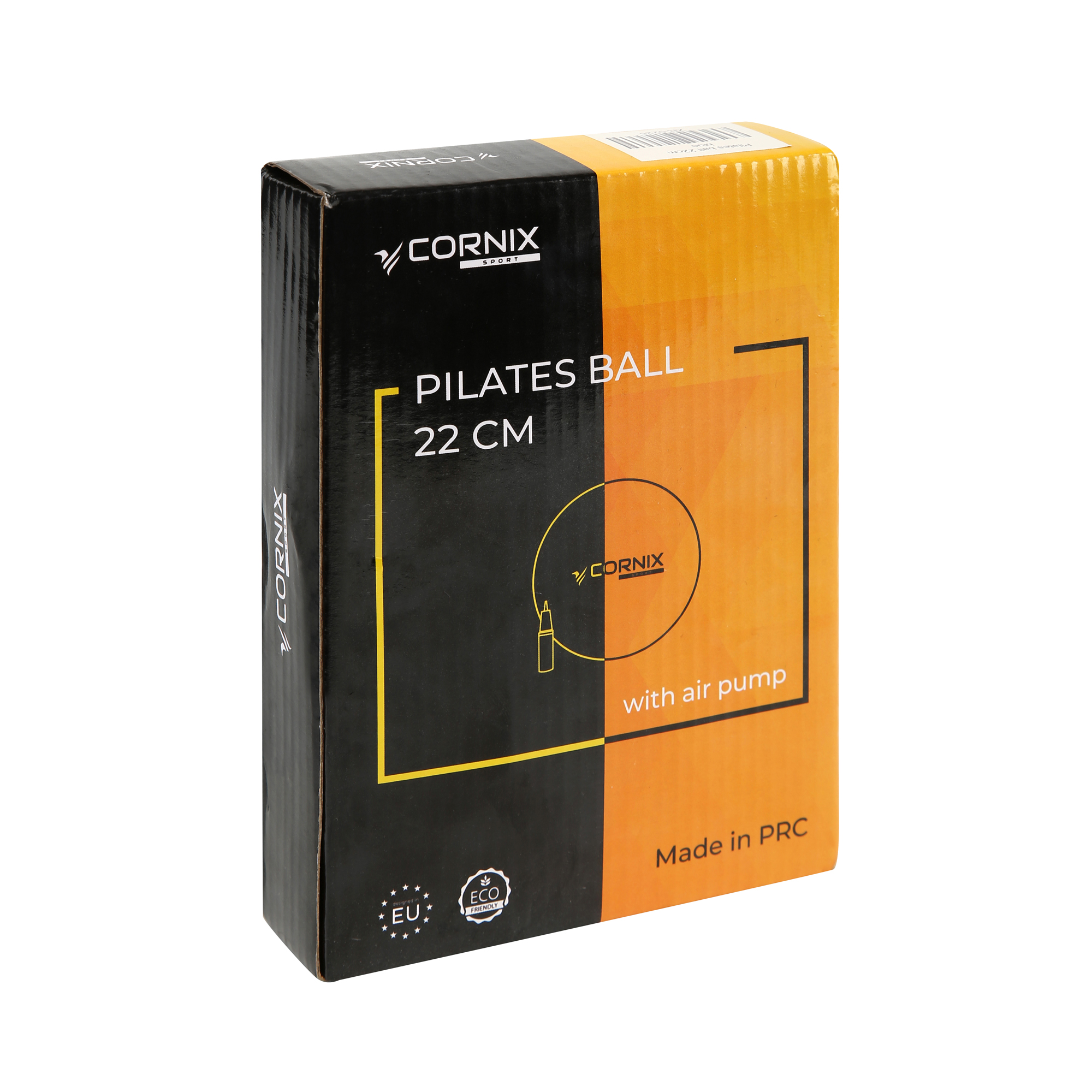 М'яч для пілатесу, йоги, реабілітації Cornix MiniGYMball 22 см XR-0371 Black