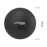 М'яч для пілатесу, йоги, реабілітації Cornix MiniGYMball 22 см XR-0371 Black