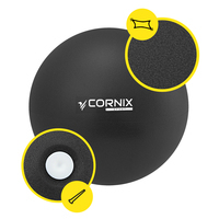 М'яч для пілатесу, йоги, реабілітації Cornix MiniGYMball 22 см XR-0371 Black