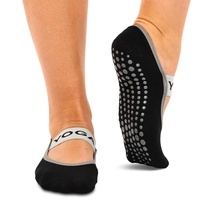 Шкарпетки для йоги Gemini розмір 36-41 TA-4908 Чорні