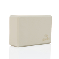 Блок для йоги Gemini Eva Pro 180грам 23х15х7, 5см (Мигдалеве молоко) Milk GBK-1007