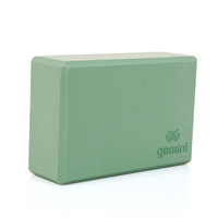 Блок для йоги Gemini Eva Pro 180грам 23х15х7, 5см (Димчасто-Зелений) Smoke Green GBK-1004