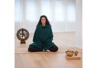 Йога-покривало Asana Lotus Bodhi Темно-зелене