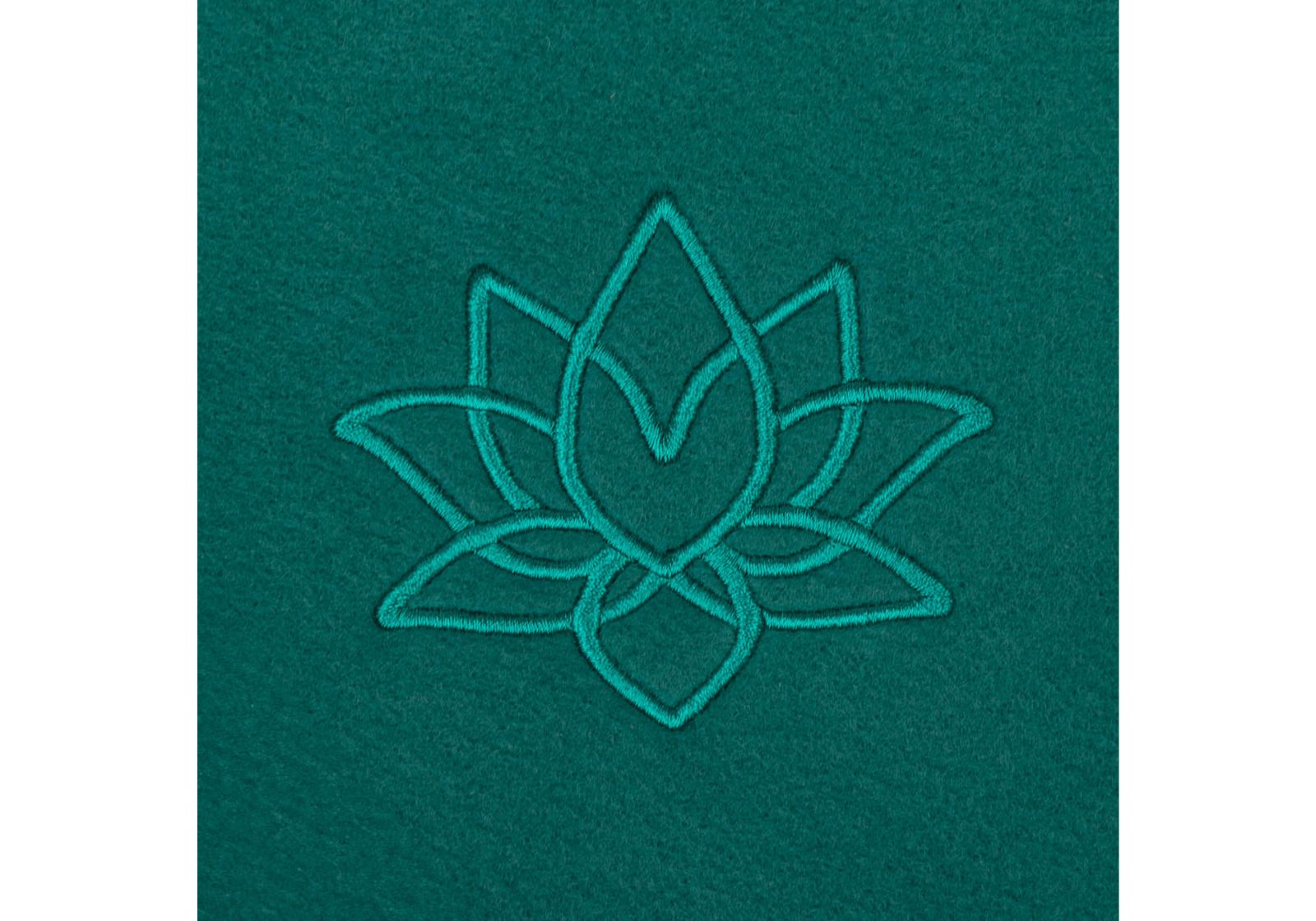 Йога-покривало Asana Lotus Bodhi Темно-зелене
