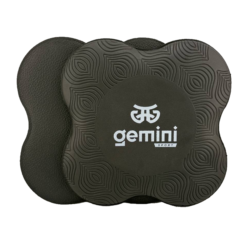 Підставка під коліно та лікоть для йоги та фітнесу Gemini 2 шт Чорний SMG-6900BK