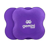 Підставка під коліно та лікоть для йоги та фітнесу Gemini 2 шт Фіолетовий SMG-6900PUR