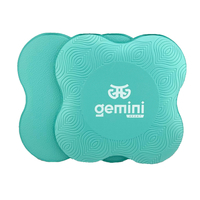 Підставка під коліно та лікоть для йоги та фітнесу Gemini 2 шт М'ятний SMG-6900CYAN