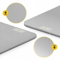 Килимок (мат) спортивний 4FIZJO NBR 180 x 60 x 1 см для йоги та фітнесу Grey (P-5907739317087)