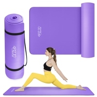 Килимок (мат) спортивний 4FIZJO NBR 180 x 60 x 1 см для йоги та фітнесу Violet (P-5907222931530)