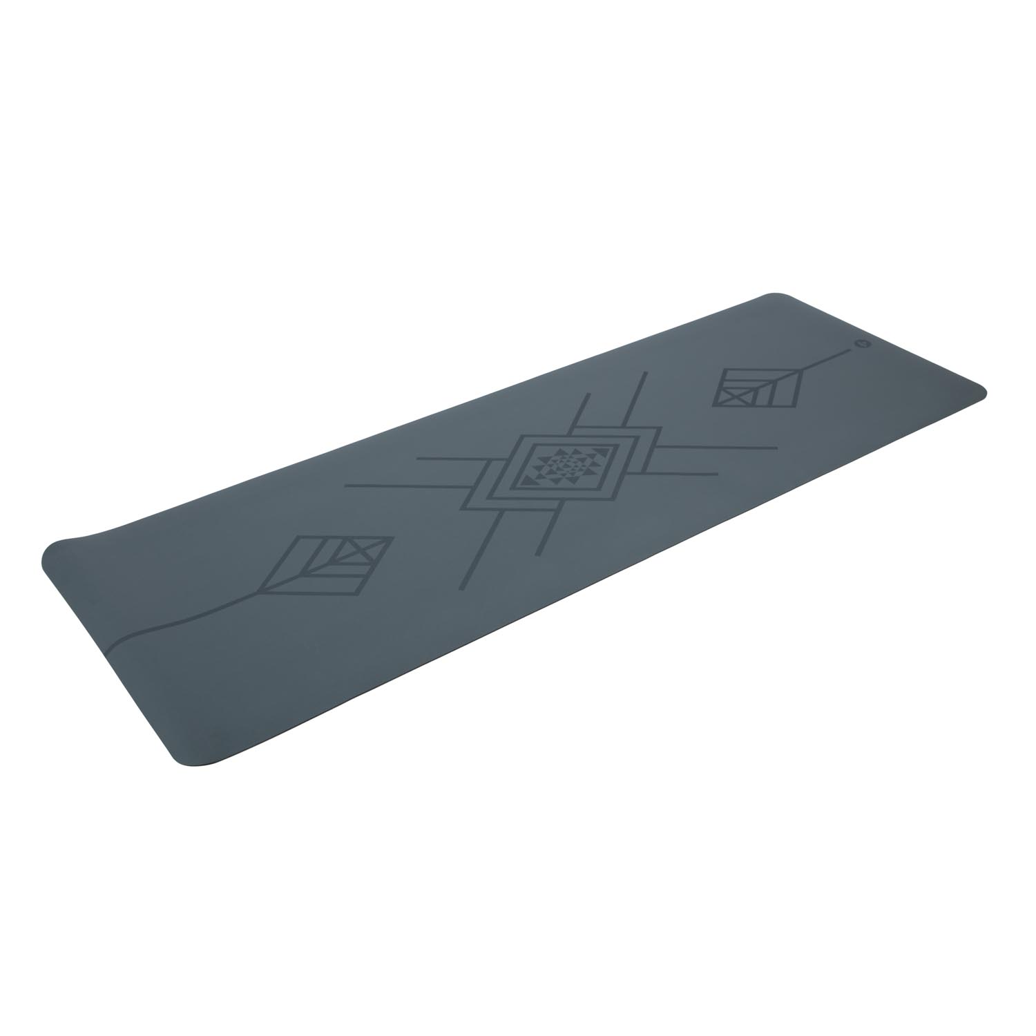 Йога-мат Bodhi Phoenix Tribalign Темно-Синій Матовий 