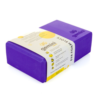 Блок для йоги Gemini Eva Pro 180грам 23х15х7,5см (Фіолетовий) Purple GBK-1011