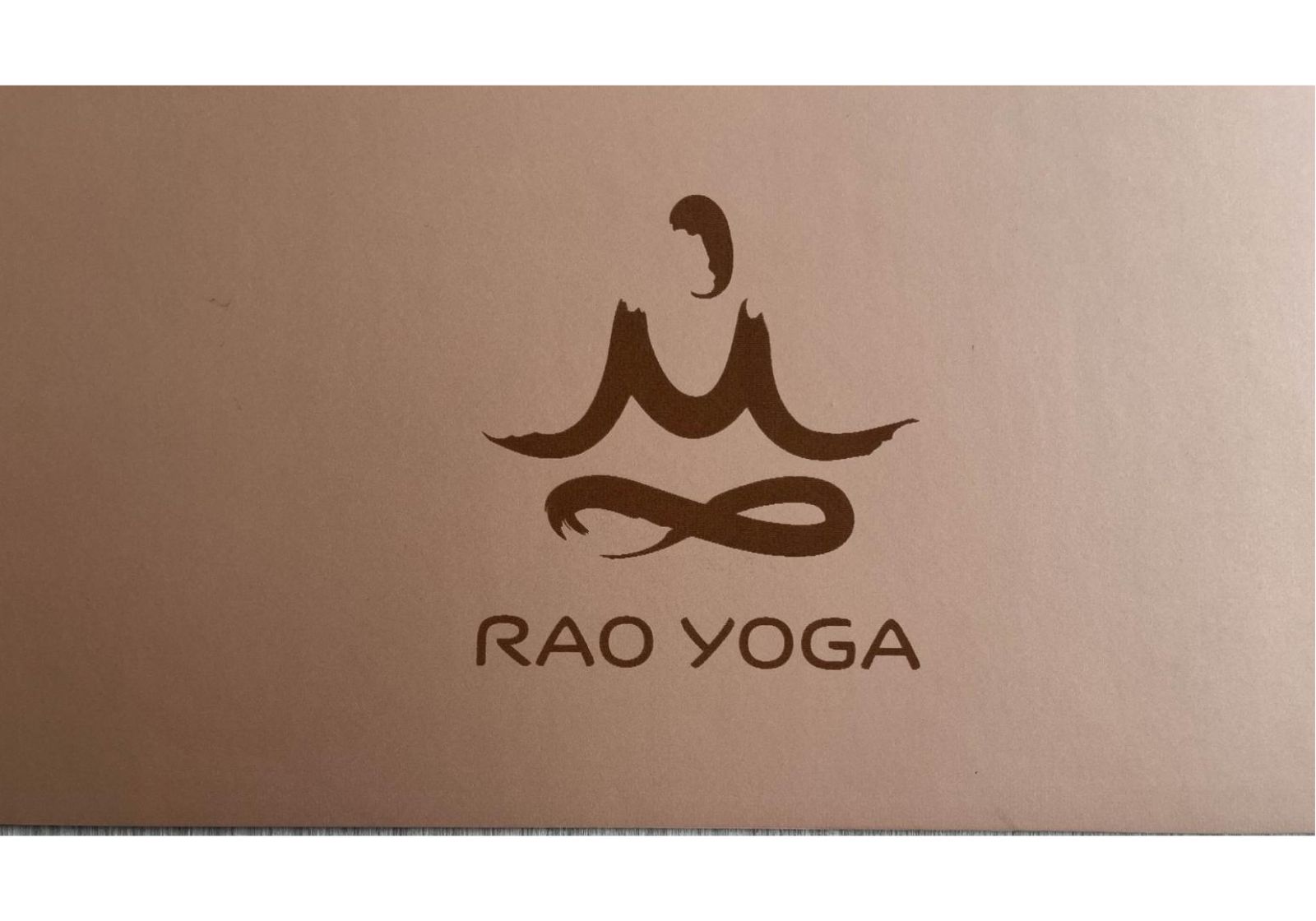 Килимок для йоги каучуковий Vimal Celestial Unalome Caramel RAO 185×68×0.4 см