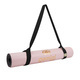 Килимок для йоги каучуковий поліуретан Gemini Sport Pro 183см*68см*5мм PUY-3900-13 Світло-Рожевий