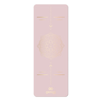 Килимок для йоги каучуковий поліуретан Gemini Sport Pro 183см*68см*5мм PUY-3900-13 Світло-Рожевий