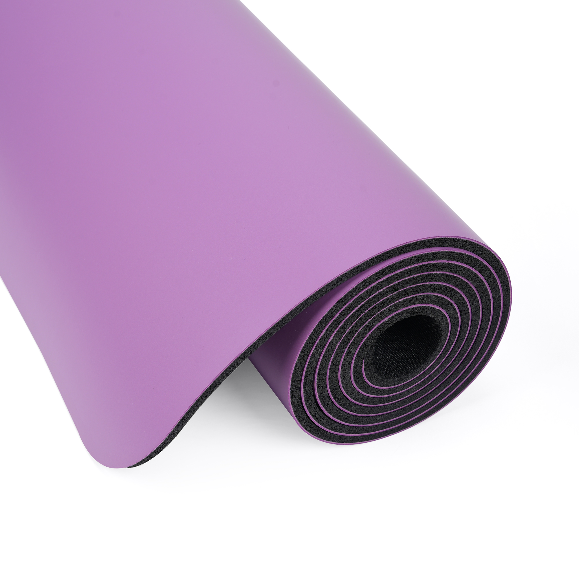 Килимок для йоги каучуковий поліуретан Gemini Sport Pro 183см*68см*5мм PUY-3900-6 Фіолетовий