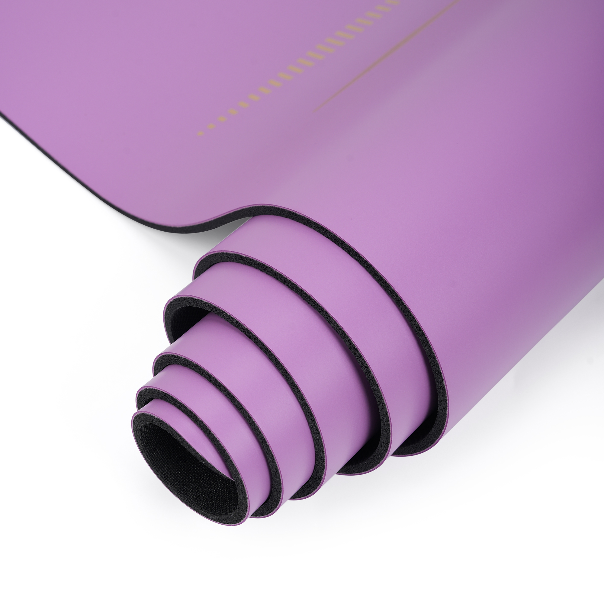 Килимок для йоги каучуковий поліуретан Gemini Sport Pro 183см*68см*5мм PUY-3900-6 Фіолетовий