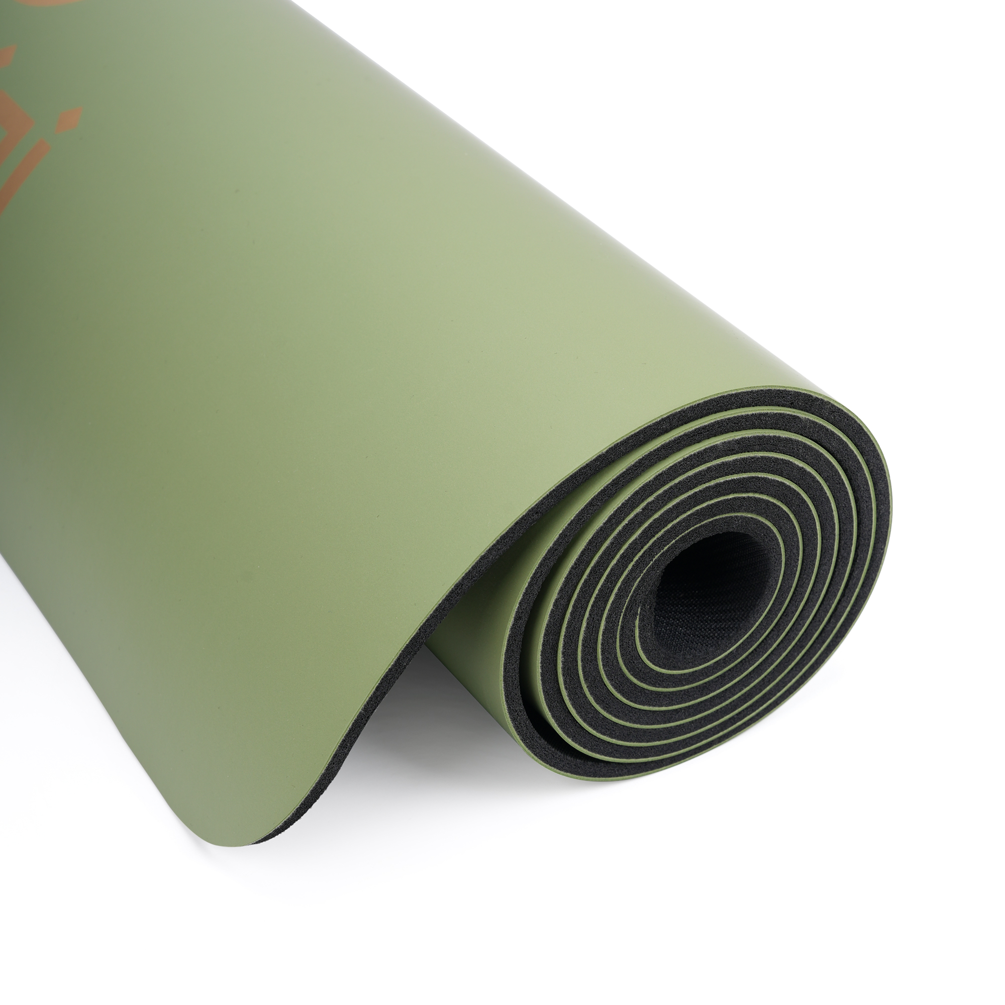 Килимок для йоги каучуковий поліуретан Gemini Sport Pro 183см*68см*5мм PUY-3900-1 Оливковий