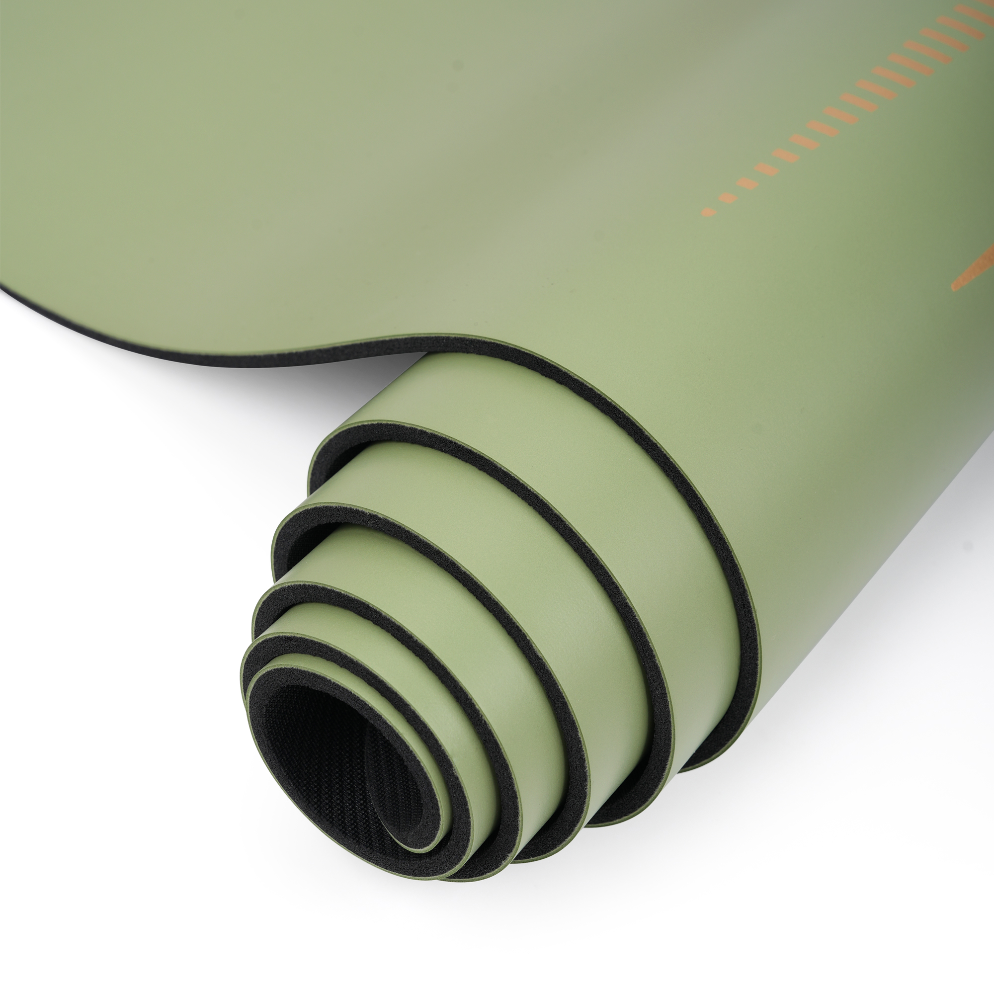 Килимок для йоги каучуковий поліуретан Gemini Sport Pro 183см*68см*5мм PUY-3900-1 Оливковий