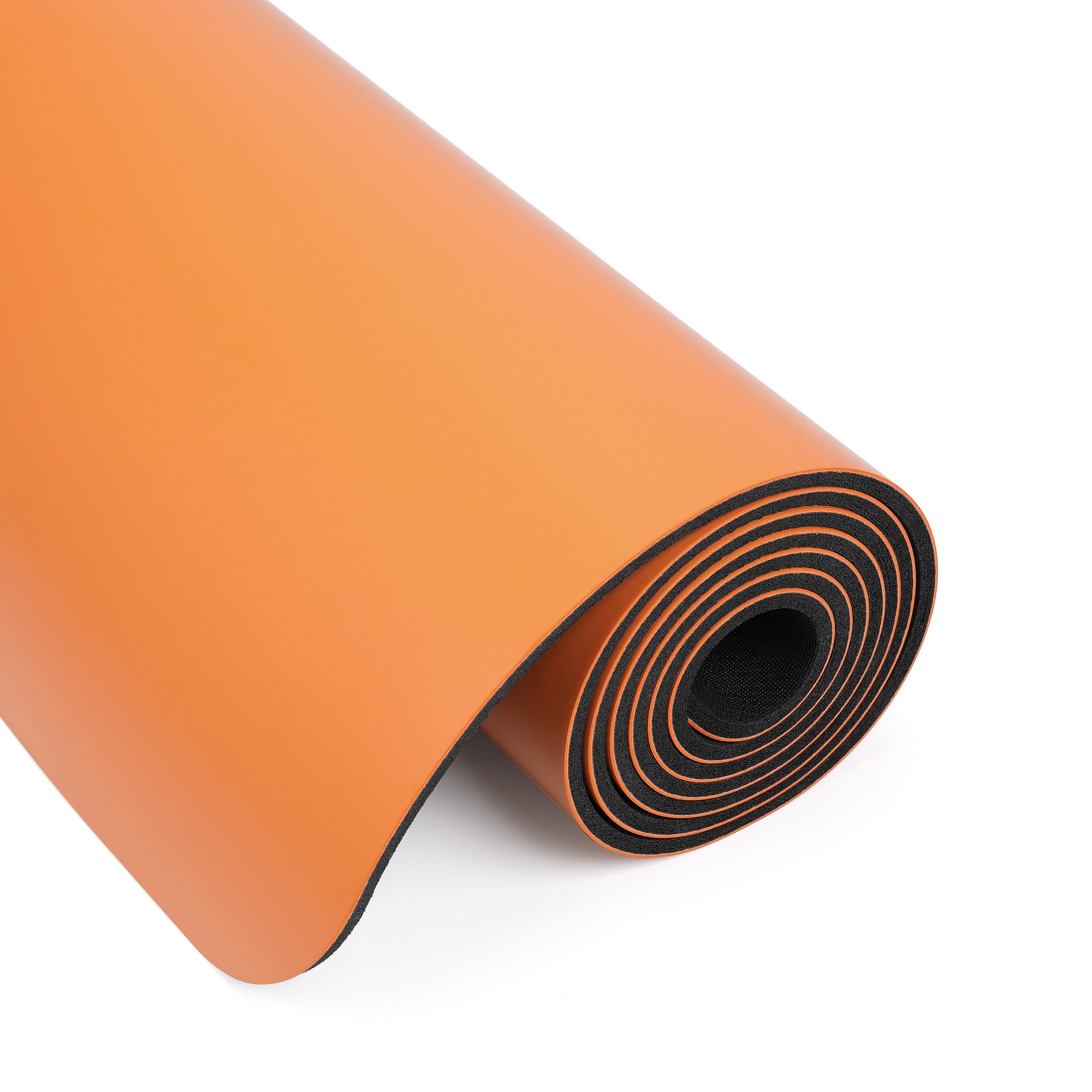 Килимок для йоги каучуковий поліуретан Gemini Sport Pro 183см*68см*5мм PUY-3900-14 Помаранчевий