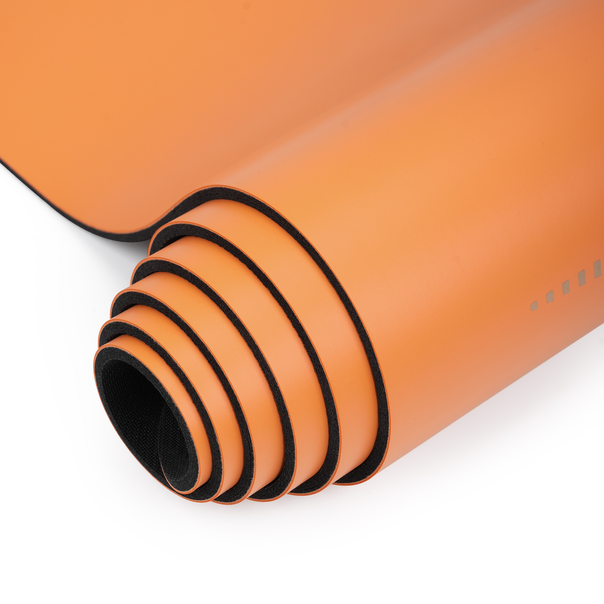 Килимок для йоги каучуковий поліуретан Gemini Sport Pro 183см*68см*5мм PUY-3900-14 Помаранчевий