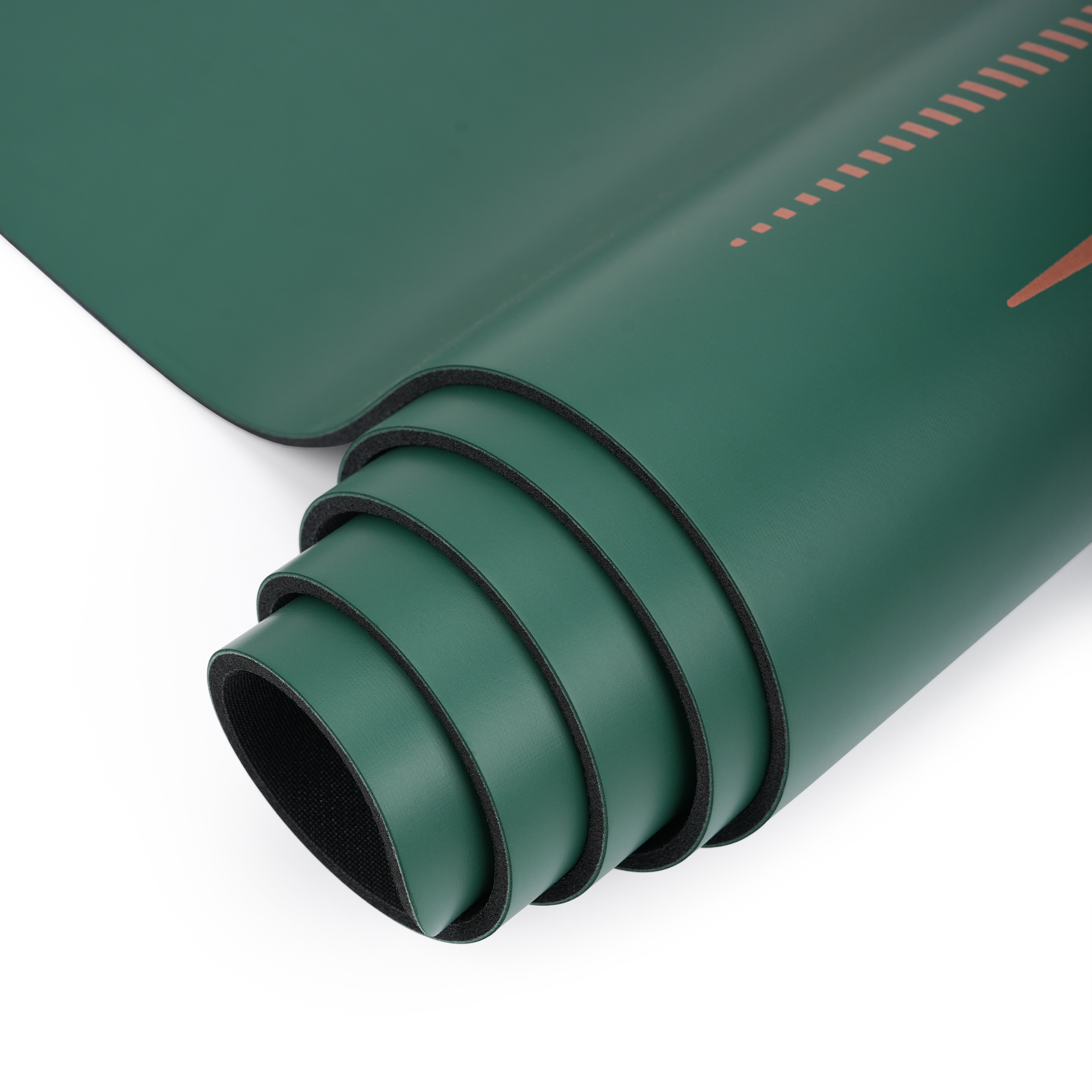 Килимок для йоги каучуковий поліуретан Gemini Sport Pro 183см*68см*5мм PUY-3900-2 Темно-Зелений
