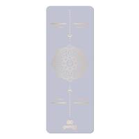 Килимок для йоги каучуковий поліуретан Gemini Sport Pro 183см*68см*5мм PUY-3900-4 Сіро-Блакитний