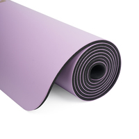 Килимок для йоги каучуковий поліуретан Gemini Sport Pro 183см*68см*5мм PUY-3900-5 Бузковий