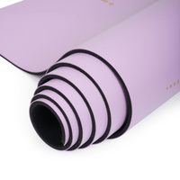 Килимок для йоги каучуковий поліуретан Gemini Sport Pro 183см*68см*5мм PUY-3900-5 Бузковий