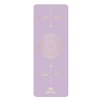 Килимок для йоги каучуковий поліуретан Gemini Sport Pro 183см*68см*5мм PUY-3900-5 Бузковий