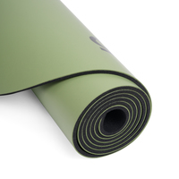 Килимок для йоги каучуковий поліуретан Gemini Sport Pro 183см*68см*5мм PUY-3900-16 Оливковий