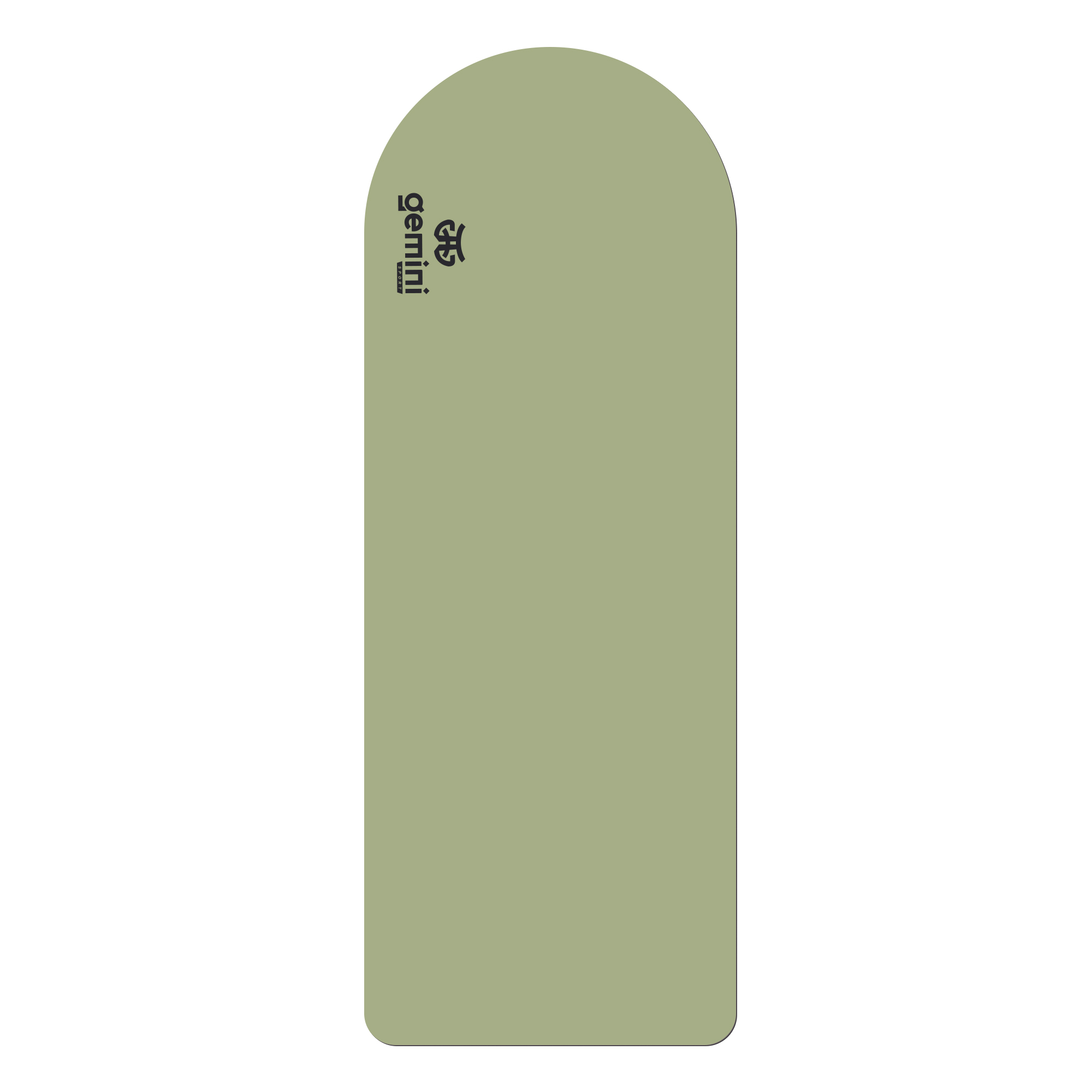 Килимок для йоги каучуковий поліуретан Gemini Sport Pro 183см*68см*5мм PUY-3900-16 Оливковий