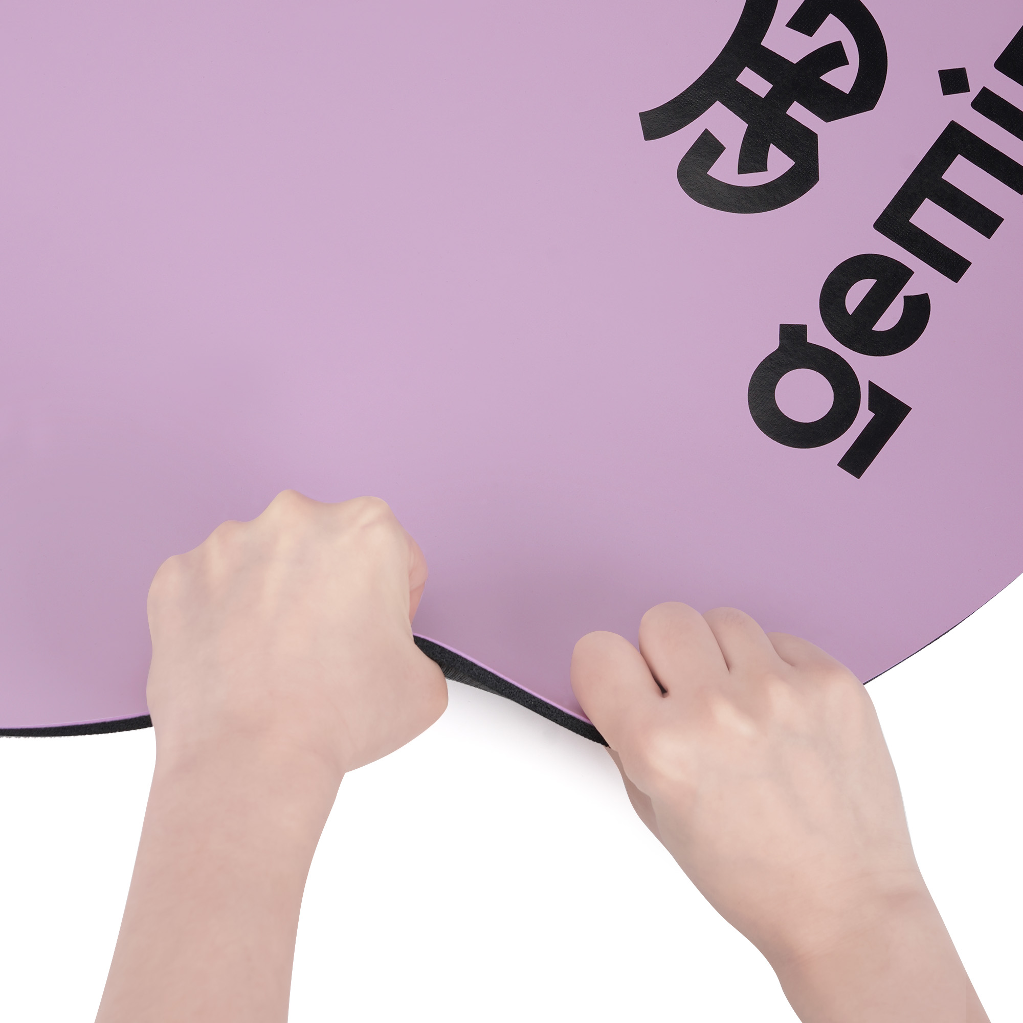 Килимок для йоги каучуковий поліуретан Gemini Sport Pro 183см*68см*5мм PUY-3900-17 Лавандовий