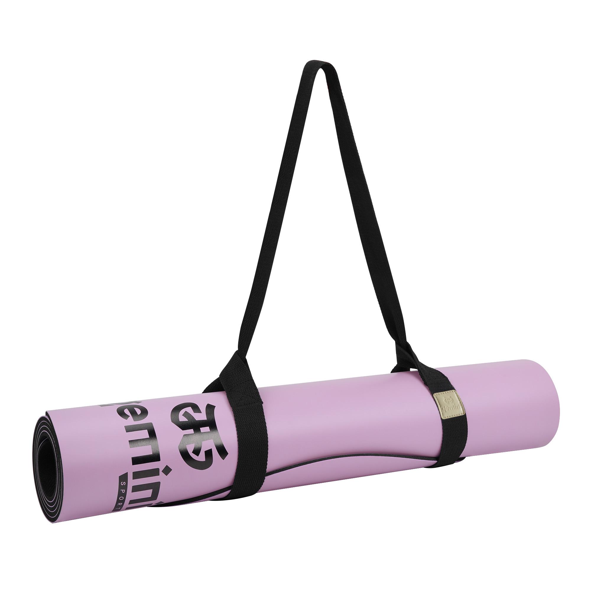 Килимок для йоги каучуковий поліуретан Gemini Sport Pro 183см*68см*5мм PUY-3900-17 Лавандовий
