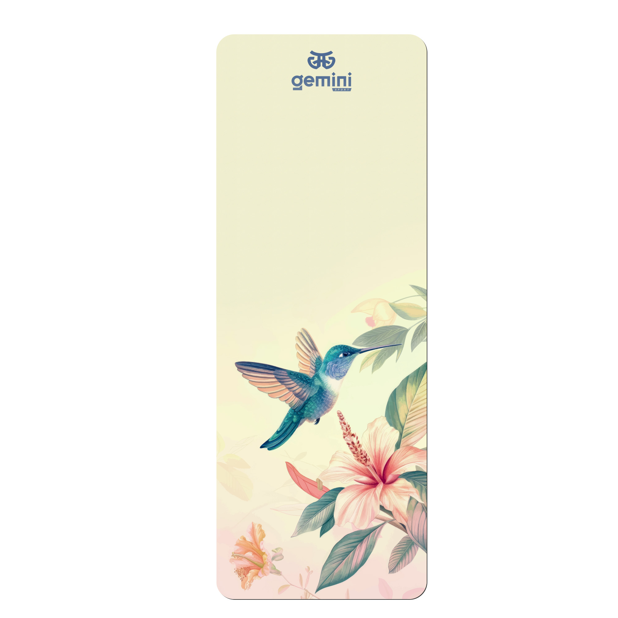 Килимок для йоги каучуковий поліуретан Pro ILLustration Gemini Sport Pro 183см*68см*5мм PUY-5900-2 Світло-рожевий