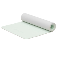 Килимок спортивний Actiget TPE 183 x 61 x 0.6 см для йоги та фітнесу ACT0024 Mint/Grey