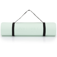 Килимок спортивний Actiget TPE 183 x 61 x 0.6 см для йоги та фітнесу ACT0024 Mint/Grey