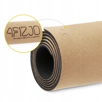 Килимок (мат) спортивний 4FIZJO Cork 183 x 61 x 0.4 см для йоги та фітнесу (P-5907739319562)
