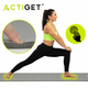 Килимок спортивний Actiget NBR 183 x 61 x 1 cм для йоги та фітнесу ACT0019 Grey