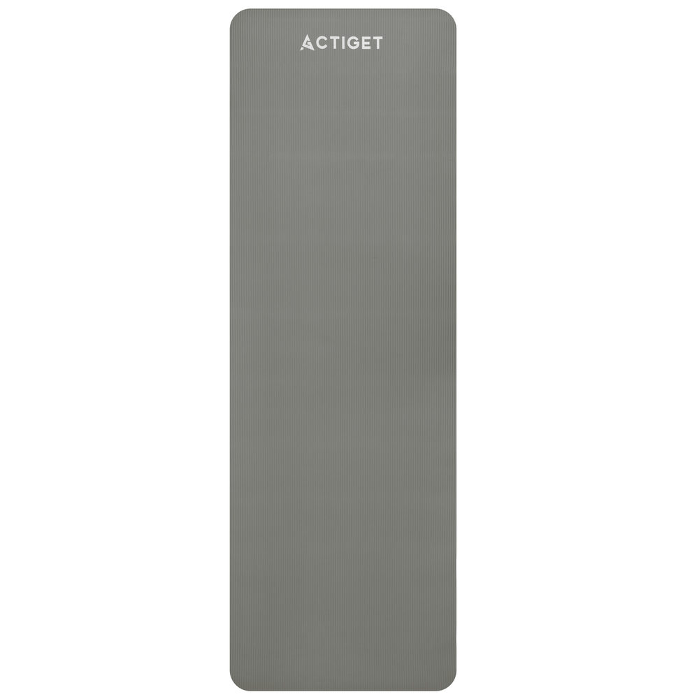 Килимок спортивний Actiget NBR 183 x 61 x 1 cм для йоги та фітнесу ACT0019 Grey
