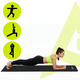 Килимок спортивний Actiget NBR 183 x 61 x 1 cм для йоги та фітнесу ACT0020 Black