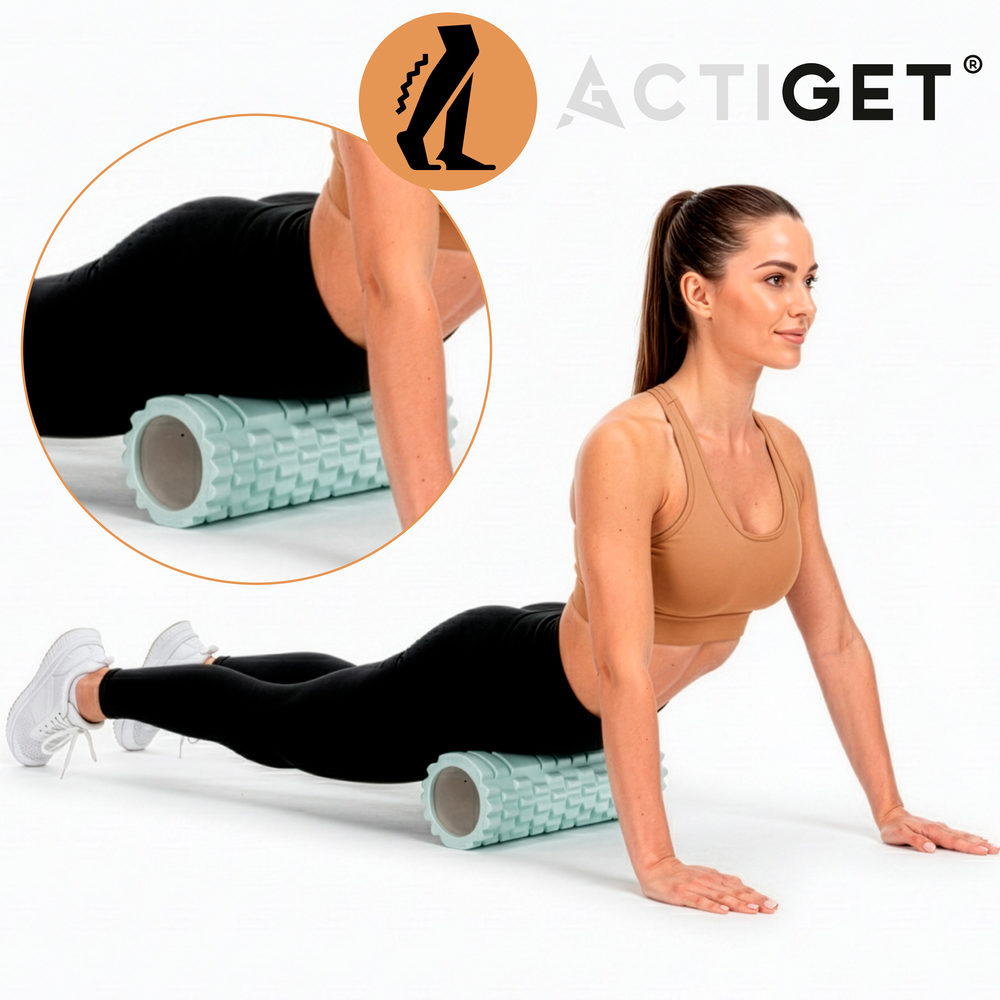 Масажний ролик Actiget EVA 33 x 13.5 см (валик, роллер) ACT0031 Mint