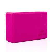 Блок для йоги Gemini Eva Pro 180грам 23х15х7, 5см (Рожевий) Pink GBK-1003